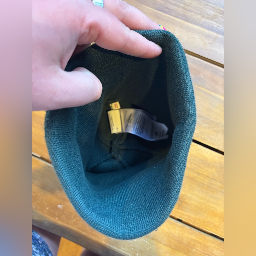 Forrest green Fjallraven Beanie Hat Unisex One Size - Picture 2 of 4